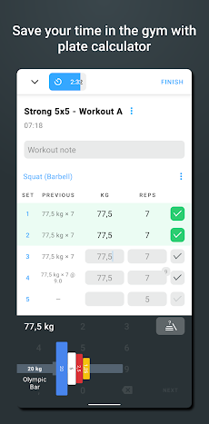 Strong Workout Tracker Gym Logのおすすめ画像3