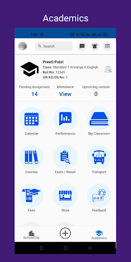 Android application Shree Sahajanand - GNM screenshort