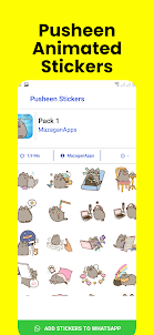 Pusheen Animated WAStickerApps