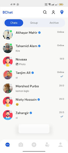 BChat - Bondhuu Chat Screen 2