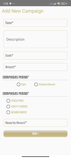 eMaFunding Screen 3
