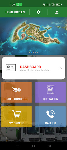 Android application Green Concrete screenshort