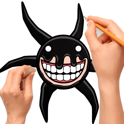 How to draw Doors ro logo