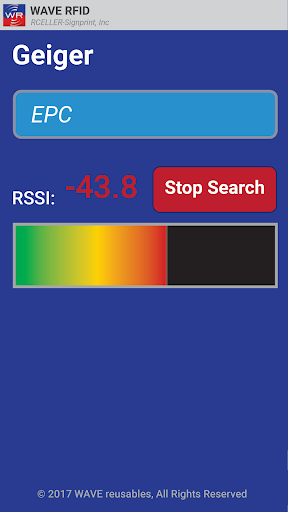 WAVE RFID Screenshot
