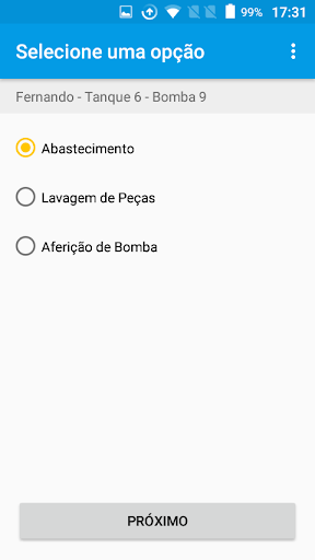 Android application Busdata Abastecimento screenshort