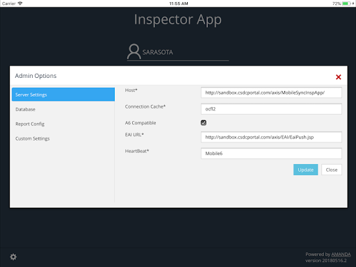 Inspector App Screen 3