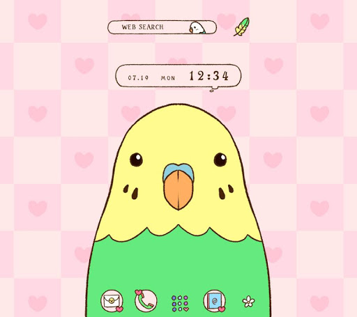 Android application Budgerigar Theme screenshort