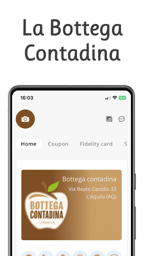 Android application La Bottega Contadina screenshort