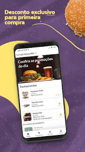 Screenshot 1 QFome App - Delivery de Comida android