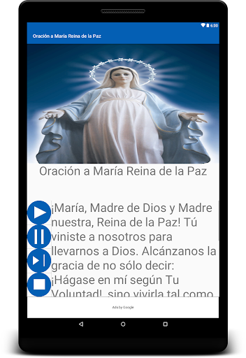 Oración María Reina de la Paz Screen 2