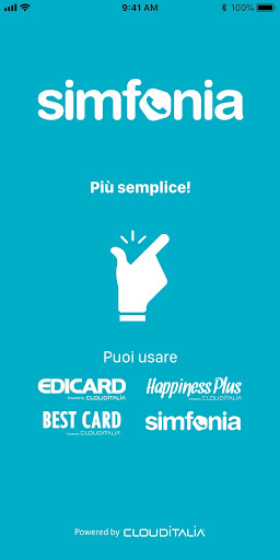 Android application Clouditalia Simfonia screenshort