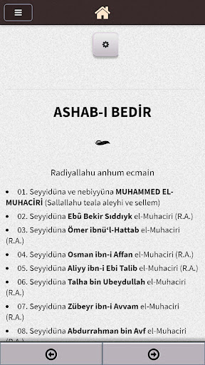 Screenshot of Ashab-ı Bedir