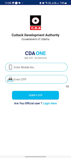 Android application CDA ONE screenshort