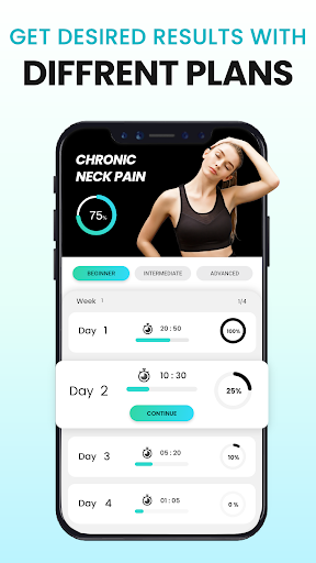 Android application Back Pain Relief Exercise & Yo screenshort