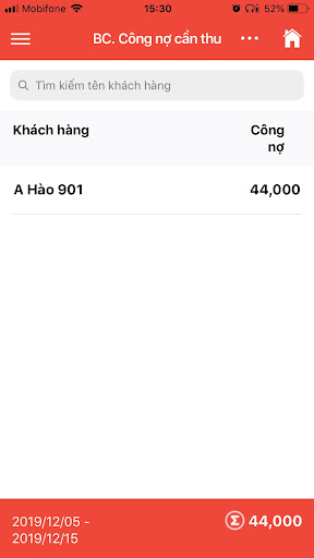 Android application HOA THƯỜNG screenshort