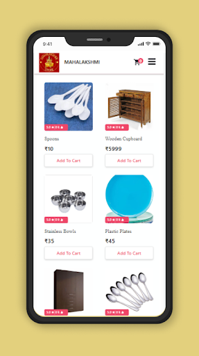 Mahalakshmi Store Screen 2