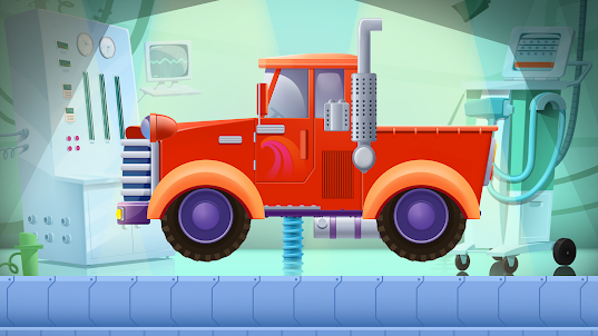 محاكي بناء الشاحنات - للأطفال
