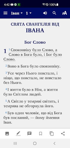 Ukrainian Bible screenshot 3