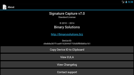 Screenshot 4 Captura de firma electrónica android