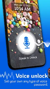 Voice Screen Lock to Unlock