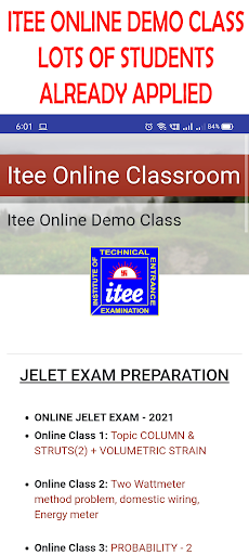 Itee Online Screen 2