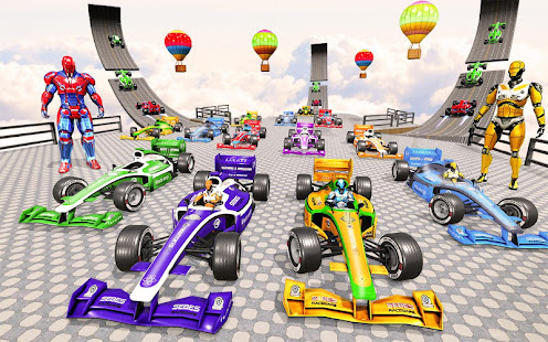 方程式賽車特技3D – GT賽車：大型坡道遊戲(圖2)-速報App