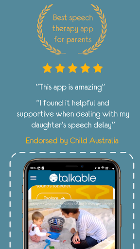 Android application First Words for Baby -Talkable screenshort