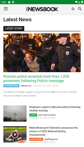 Newsbook Screen 3