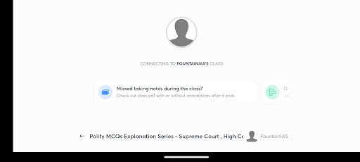 Fountain IAS Learning App Screen 3