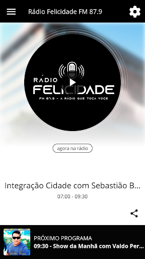 Android application Rádio Felicidade FM 87.9 screenshort