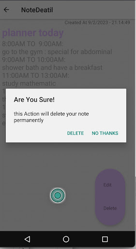 notes todo lists time planner