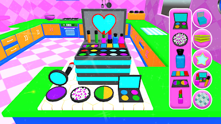3D Cosmetic Box & Cake Maker Games for Girls