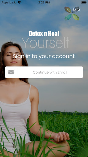 Android application Detox 'n Heal Yourself screenshort