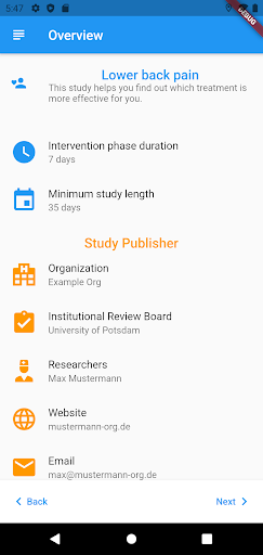 StudyU Health Screen 3
