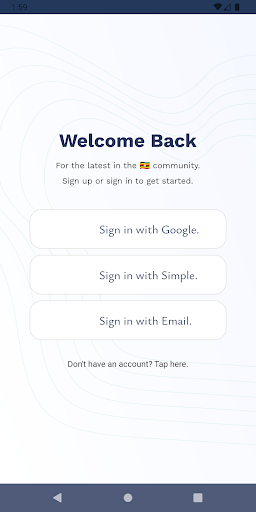 Android application Simple Comunications screenshort
