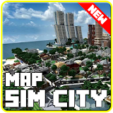 Map of Sim City for minecraft pe icon