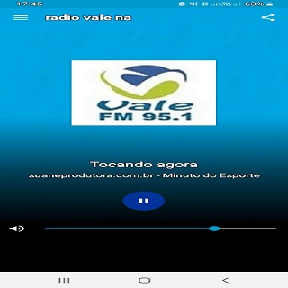 Android application radio vale na screenshort