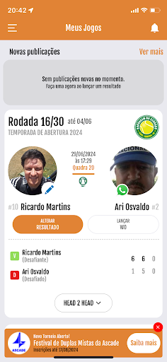 Meu Ranking - Jogador Screen 2