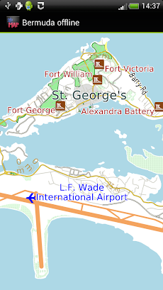 Bermuda offline mapのおすすめ画像2