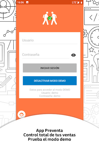 Android application Preventa GotelGest screenshort