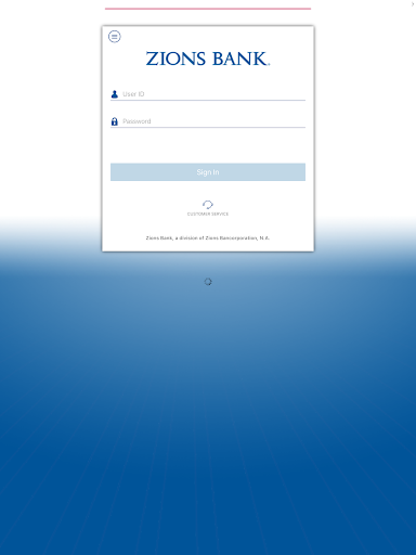 Screenshot of Zions Bank Positive Pay