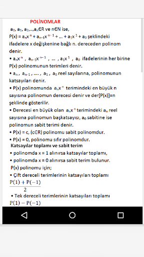 tyt matematik formülleri Screen 2