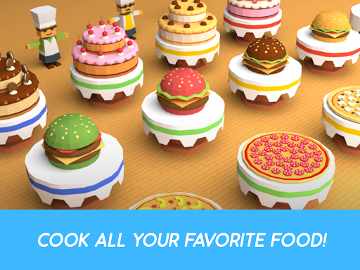 Idle Food Builder – Cakes Factory Tycoon Game