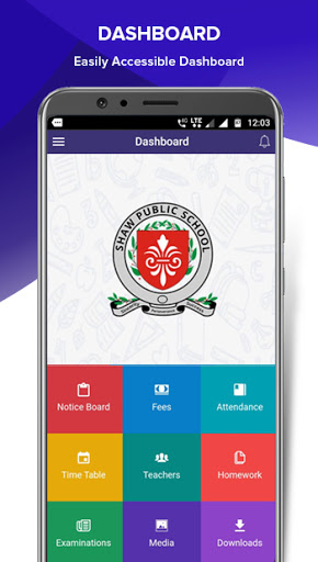 Android application Shaw Public School Kolkata screenshort