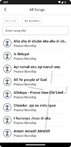 ACPPB Songs of Praise