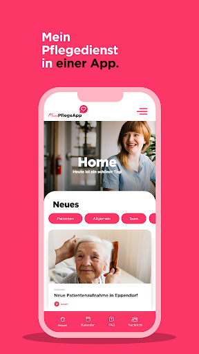 Android application Meine PflegeApp screenshort