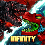 Cover Image of 下载 DinoRobot Infinity : Dinosaur Battle Game 2.12.1 APK