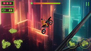 NeonRider: Cyberpunk Run & Gun - Screenshot 2