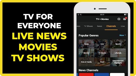 FREECABLE TV App: Free TV Shows, Free Movies, News 3