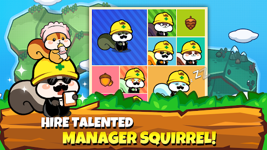 Idle Squirrel Tycoon: Manager